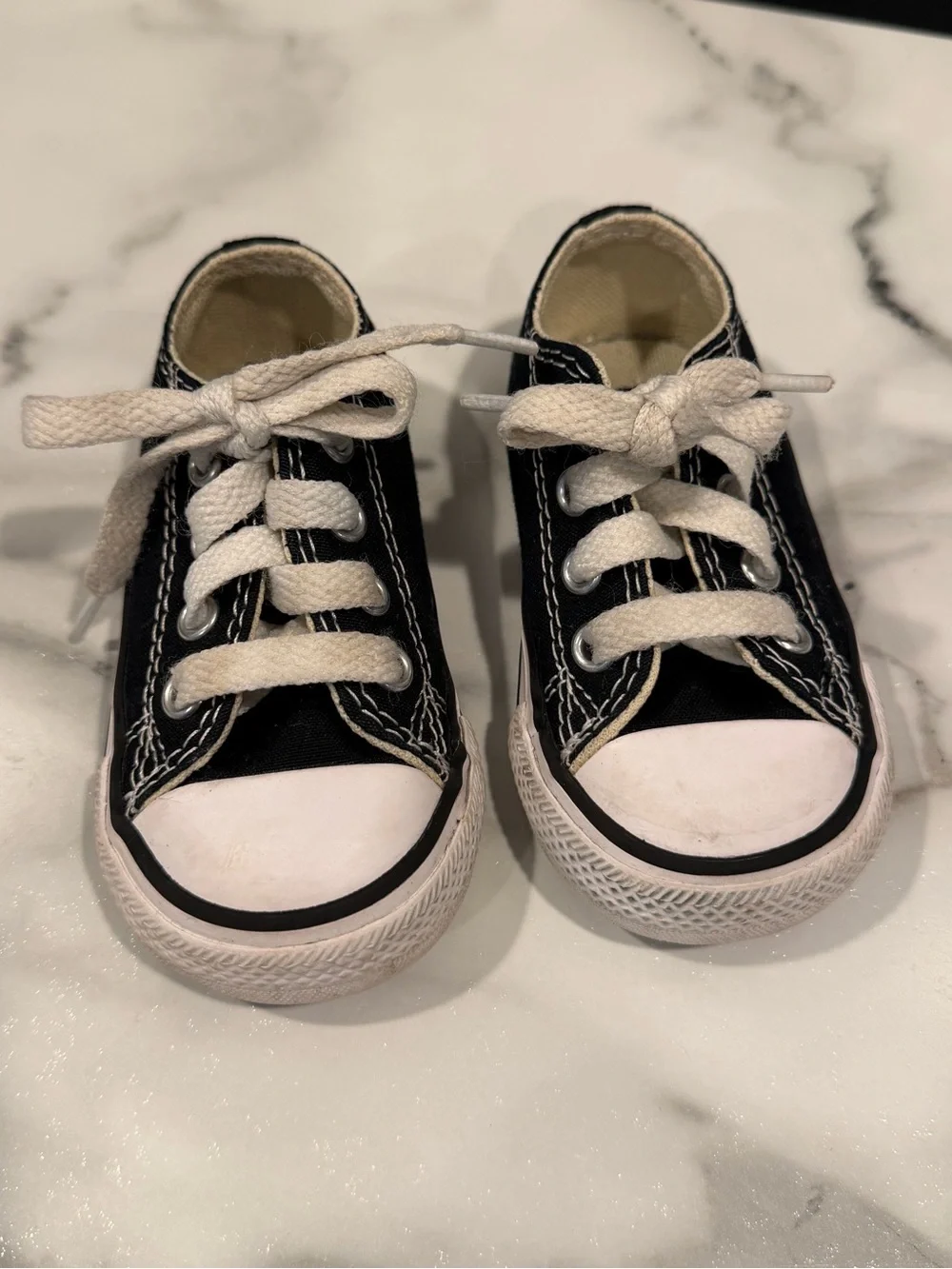 Converse Black and White All Star Baby Sneakers